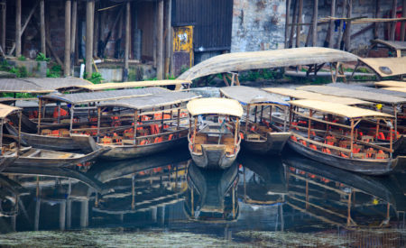 Boats, FengHuang, China Photography Holiday
